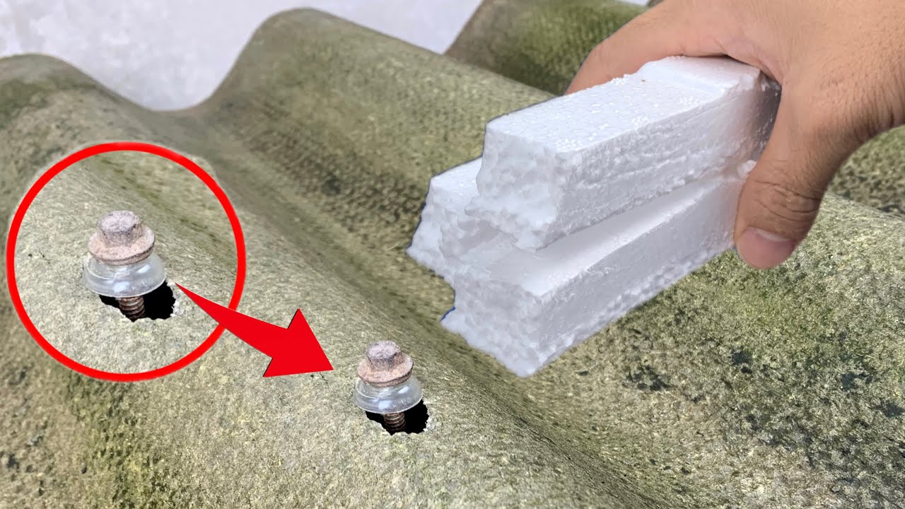 Shocking Invention of Waterproofing from Shredded Foam! Endless Free Foam Materials