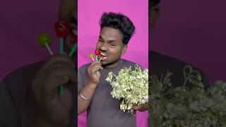 Moringa & Red Rose 🍡🥬😛😂candy By technical fuchkul#shorts #5609