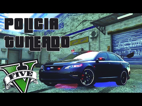 TUNEAR EL COCHE DE LA POLICIA (sin Moods) 100% REAL NO FAKE PS4 GTA V