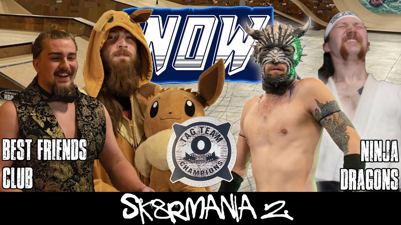 Best Friends Club (c) vs Ninja Dragons | NOW Tag Team Championship | Sk8rMania 2 | 8-16-2025