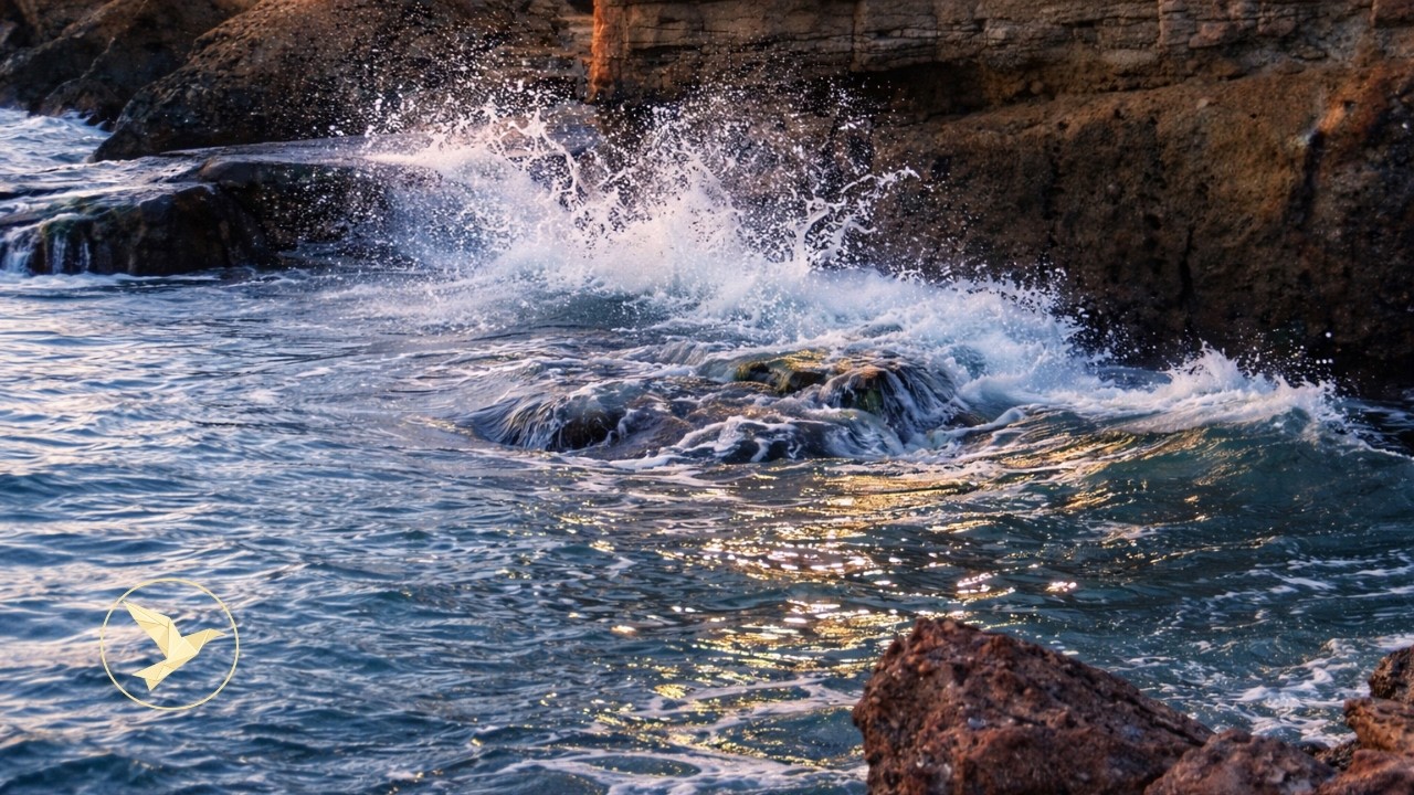 🤍 PURE MEDITERRANEAN OCEAN ▶ 10 HOURS NATURAL SEA AMBIENCE 🌊