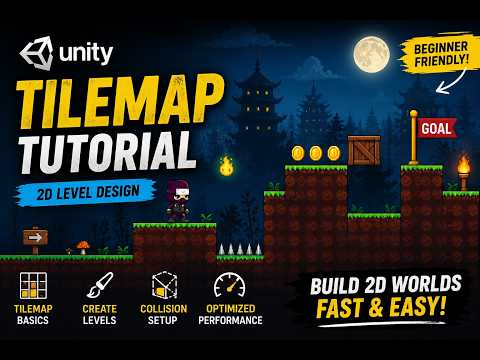 Unity 2D Tilemap Tutorial for Beginners | Build a Platformer Level