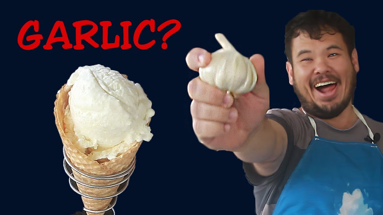 I made GARLIC ice cream so you don't have to.