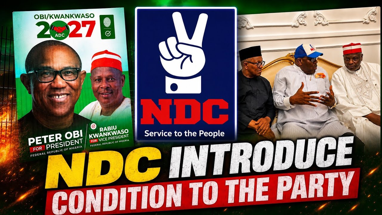 Breaking! NDC introduces measures and condition that will affect Peter Obi, Kwankwoso and others 