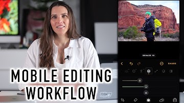 My NEW Mobile Photo Editing Workflow! With Luminar Mobile for iPad and iPhone