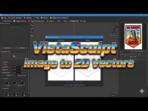 VistaSculpt - Image to 2D Vectors