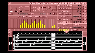 Sweet Seven by 7an / Sync (Atari ST Audio Sculpture music) 1080p50