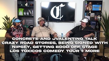 Concrete n JValentino Talk Crazy Road Stories,Getting Bood off Stage,Being Signed with Nipsey + more