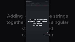 What is concatenation #coder #concatenate #javascript #learntocode