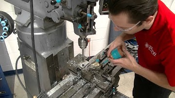 How to Drill Holes Using Quill and Quill Stop Bridgeport