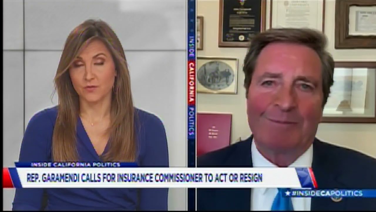 KGET (NBC) - Bakersfield, CA: Rep Garamendi Calls For Insurance Commissioner To Act Or Resign