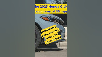 Affordable gasoline cars wih low consumption #lowconsumption #efficient #top5cars  #mpg #hondacivic
