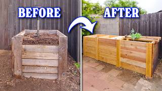 Building THE PERFECT Compost Bin For My Garden!