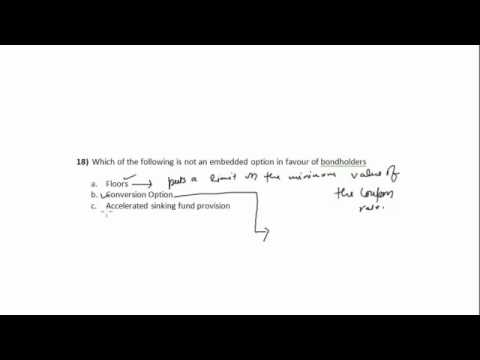 Cfa Tutorial Fixed Income Accelerated Sinking Fund Provision