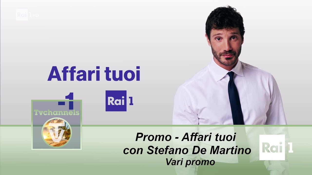 Promo | Affari tuoi nuova stagione con Stefano de Martino - Rai 1 HD