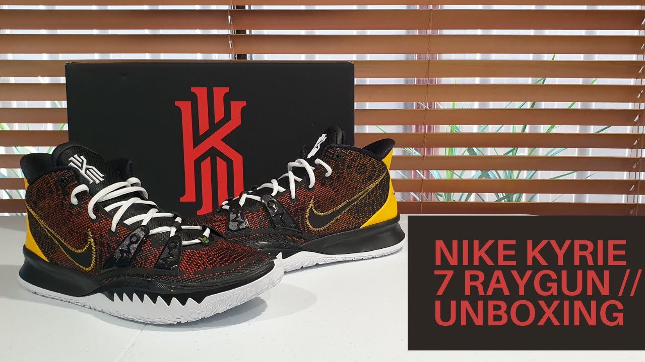NIKE KYRIE 7 RAYGUN // UNBOXING - YouTube