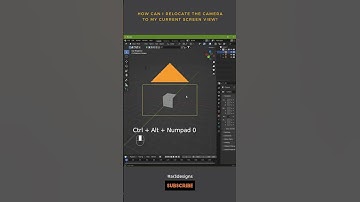 Blender Tip Screen Camera View | AR3Designs Daily Blender 3D Tips