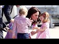 Princess Charlotte has a tantrum & refuses to board plane   Germany and Poland tour