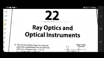 22 TS EAMCET RAY OPTICS & OPTICAL PHYSICS YEAR WISE SOLVED QUESTIONS 2023 TS ARIHANT #EAMCET2023