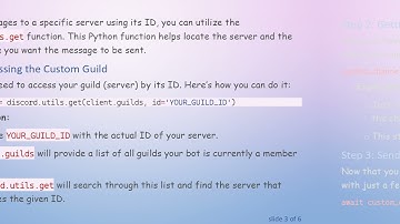 How to Send Messages to a Custom Server by ID Using discord.py
