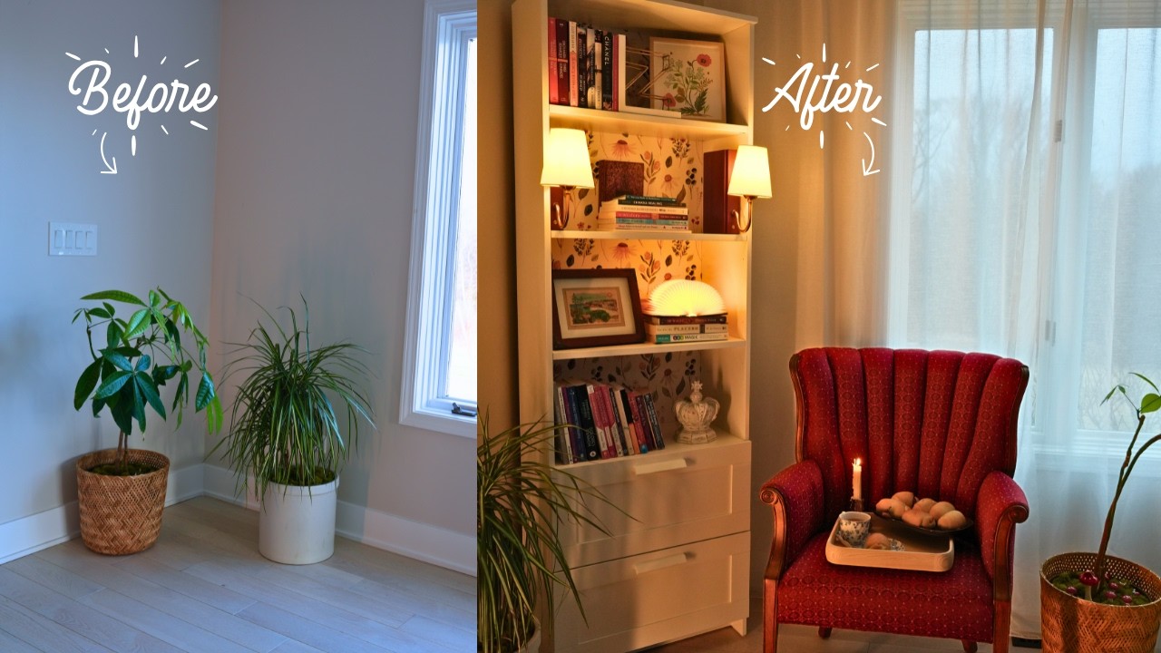 Turning a Forgotten Corner into a Cozy Nook | Warm Pastries & Quiet Moments (Silent Vlog)