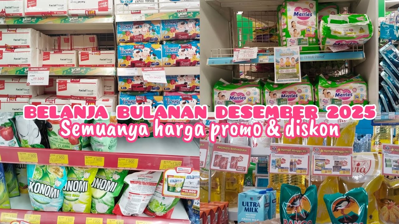 BELANJA BULANAN DESEMBER 2025 - BELI YANG PROMO & DISKON