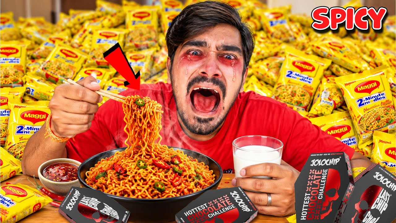 We Made Spiciest Maggie In The World🥵 | सबकी हालत खराब हो गयी | DO NOT TRY