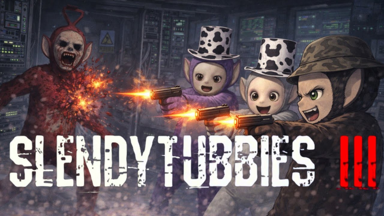 Slendytubbies 3 con foxmouse2004 y otro amigo :3