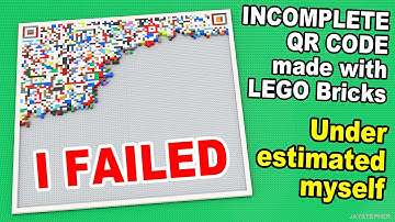 Incomplete LEGO QR Code