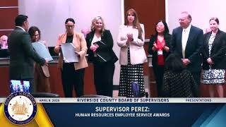 Employee Service Awards, Riverside County