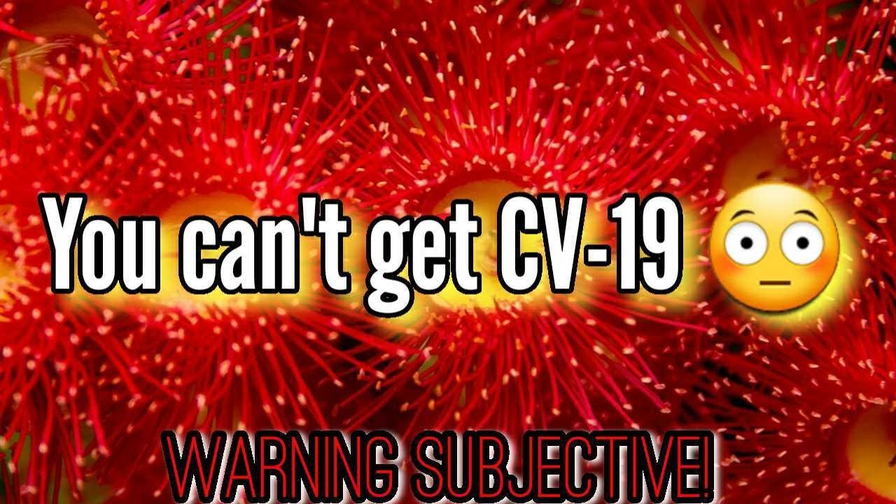 YOU can't get CV-19 #videooftheday!! Warning subjective!!!