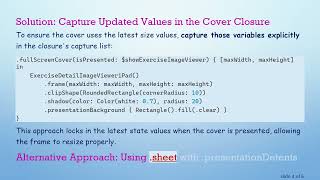 How to Dynamically Size a fullScreenCover in SwiftUI