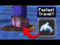 What's the FASTEST Way to Travel in Minecraft 1.16?