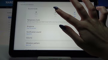How to Change Vibration Settings in SAMSUNG Galaxy Tab Active Pro - Open Vibration Settings