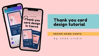 Thank you card design tutorial using Canva screenshot 5