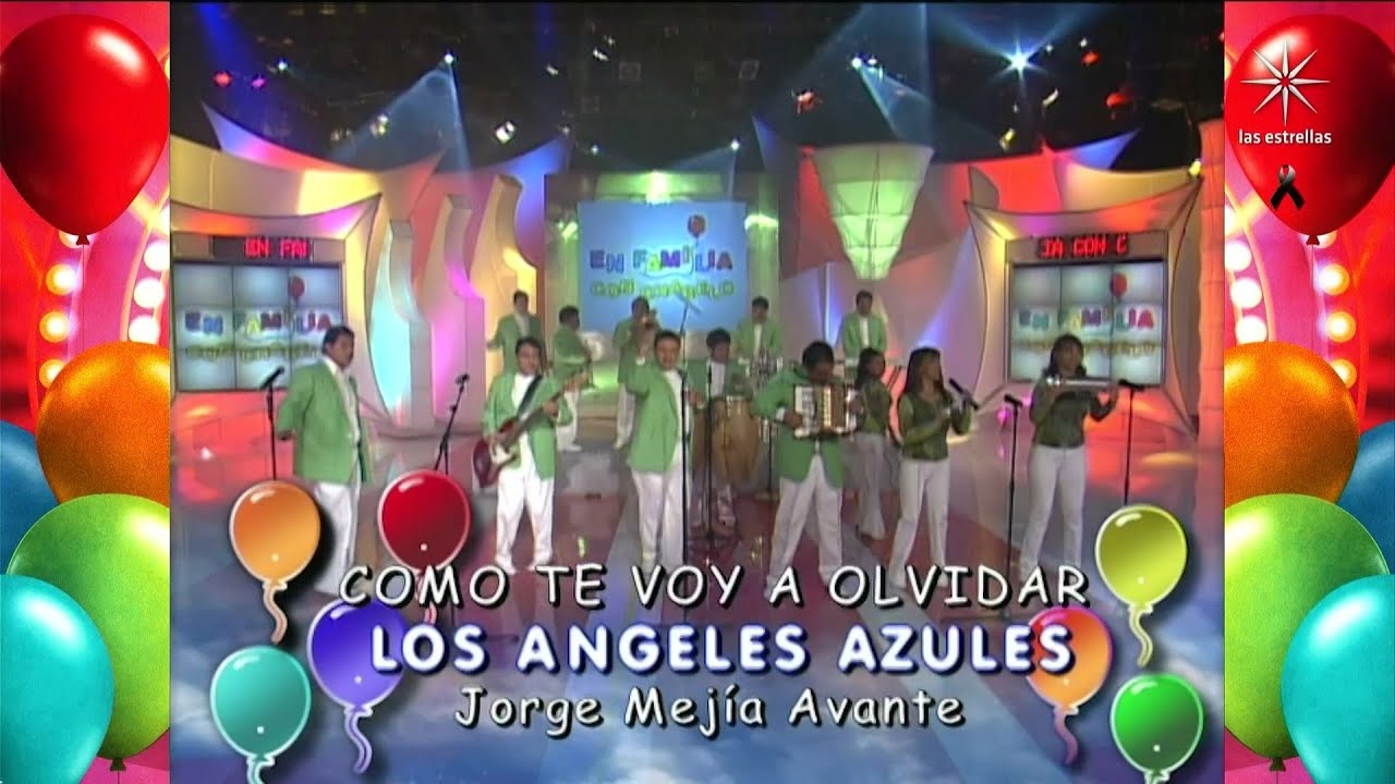 (HD audio) Cómo te voy a olvidar  - Los Ángeles Azules En vivo  En familia Chabelo
