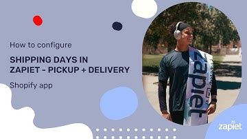 How to configure shipping days in Zapiet - Pickup + Delivery Shopify app
