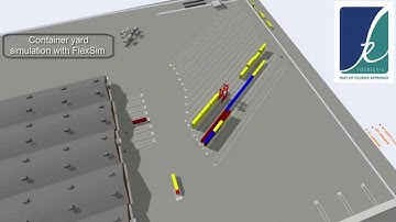 Container yard simulation demo