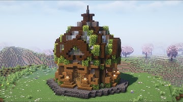 How to Build a Fantasy Greenhouse with a Bee Farm Design | Minecraft Tutorial