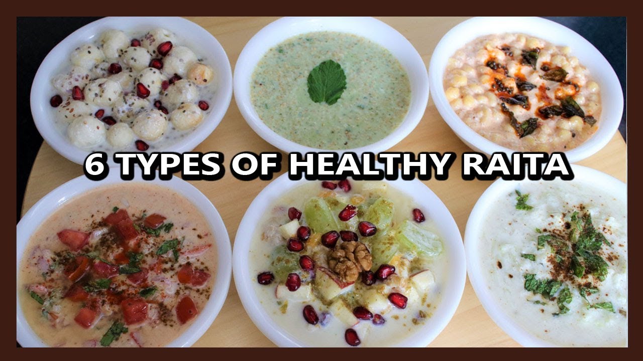 6 Healthy Raita Recipes for Summers | 6 Easy Raita Recipes | Summer Special Raita | Healthy Kadai