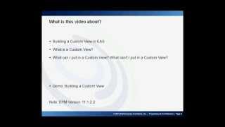 Build a Custom View in Oracle Hyperion Essbase Administration Services (EAS)