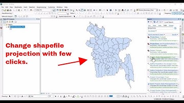 How to Convert Shapefile Projection in ArcMap
