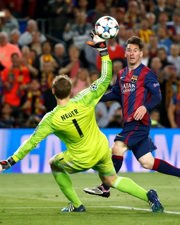 Neuer vs Players   Messi 🤯