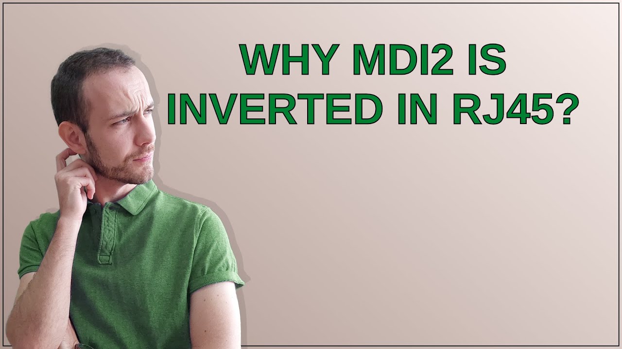 Inverted Rj45 Electronics: Why MDI2 is inverted in RJ45? - YouTube