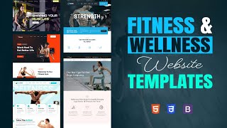 Fitness & Wellness Website Templates