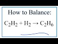 Balancing Chemical Equations Concepts