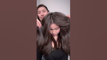 Perfect ASH BROWN hair on Black hair with #GuyTang Shadow Ash Series.