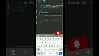 html comment. HTML  COMMENT (#coding #short #coder #big's_coder #web development #html shorts