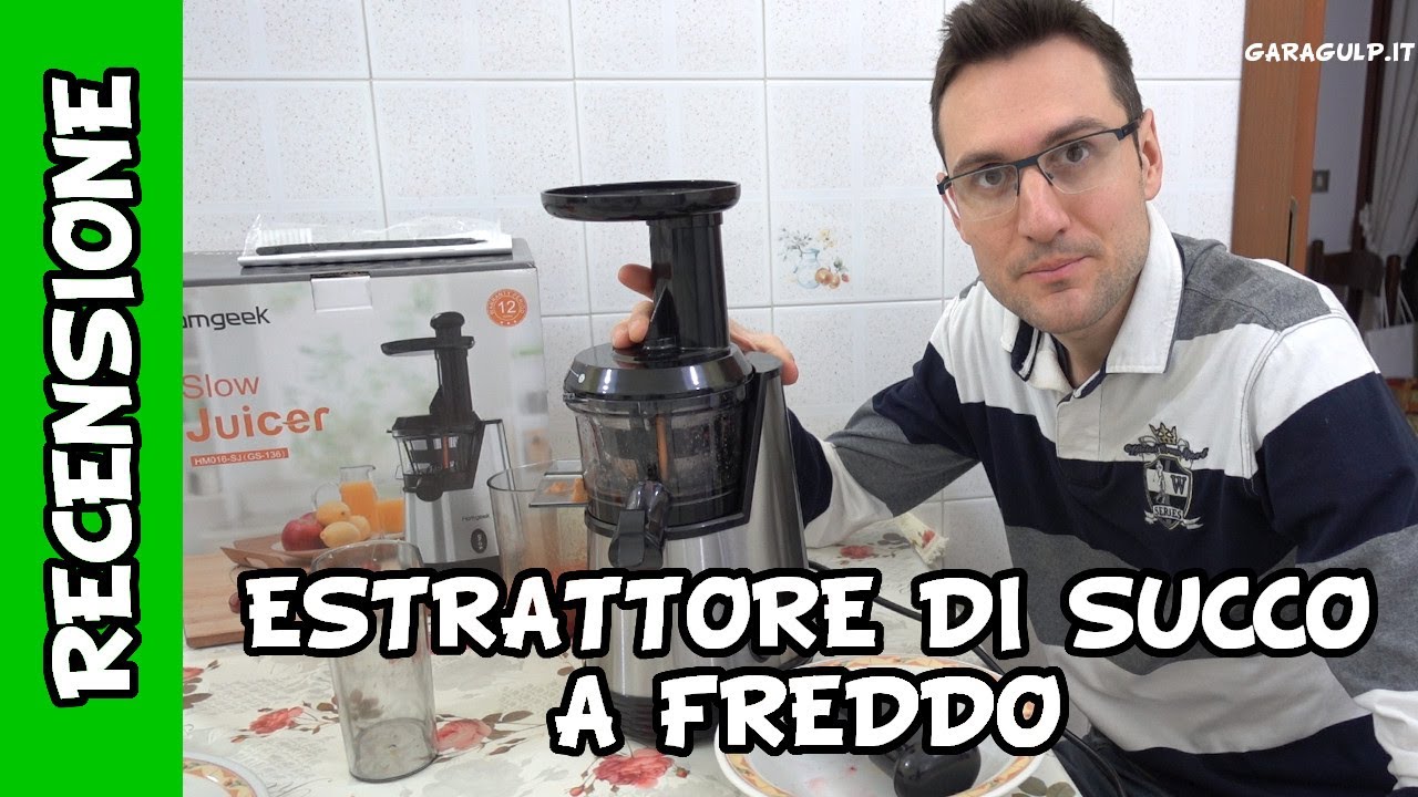 Come funziona un estrattore di succo a freddo con spremitura lenta