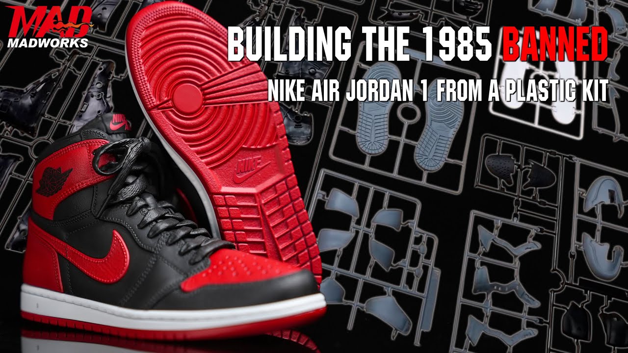 NIKE AIR JORDAN1 MODEL KIT ２個セットフラグメント Unboxing & Building the 1985 